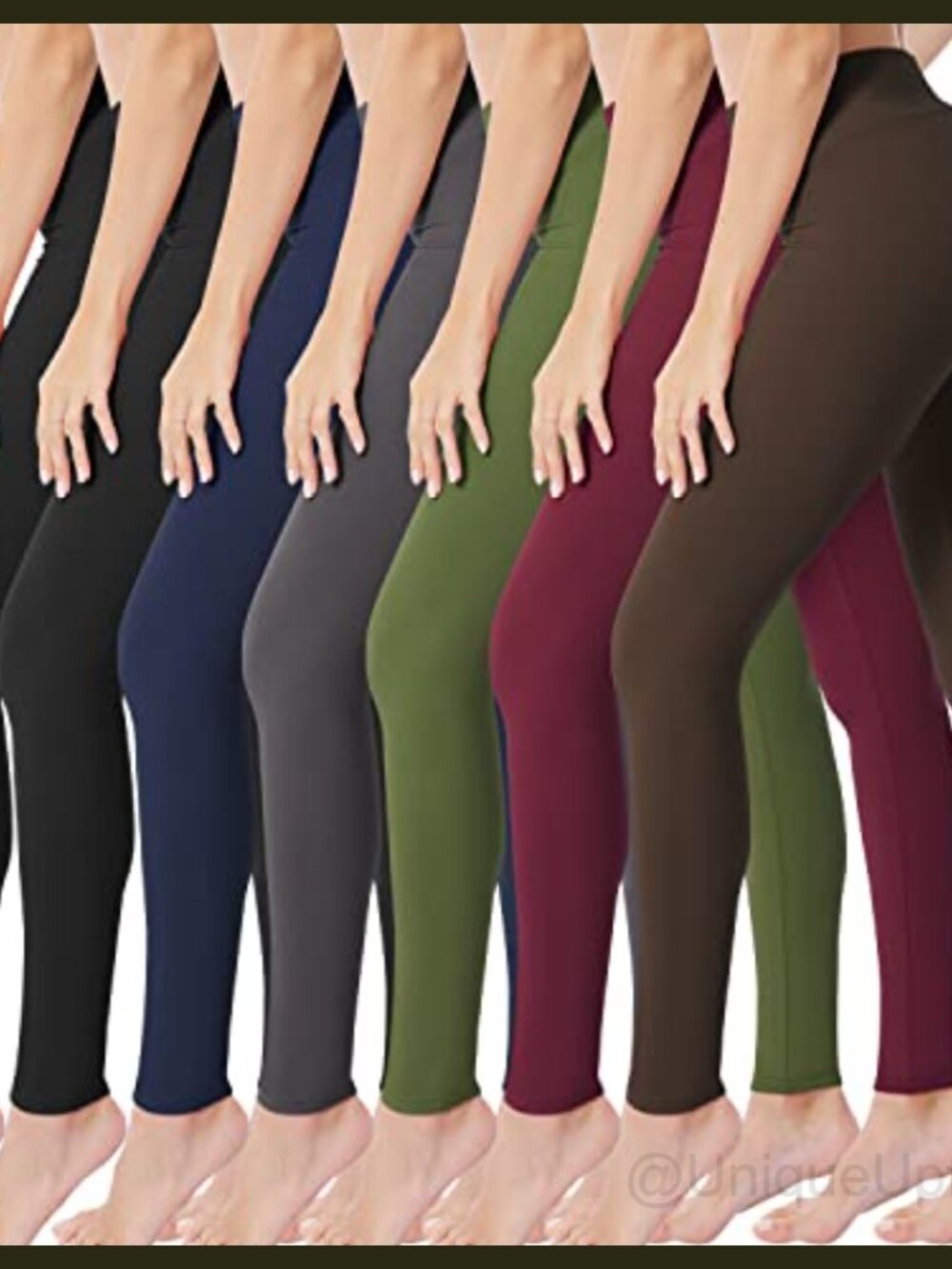 High Waisted Leggings Full Length 4-Way Stretch Yoga Pants